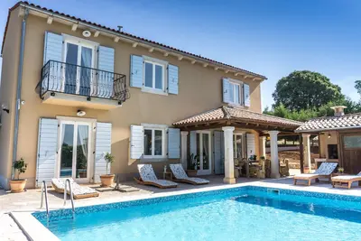 Image de Villa Histria Relax for 8 people in Central Istria with sea view and children playground