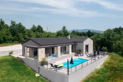 Image de Villa AntheaPaola near Labin - Rabac for 8 people with heated private pool and children playground