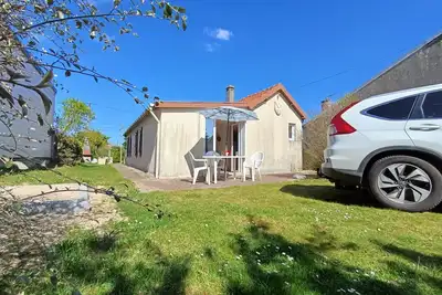 Maison indépendante avec jardin à 500m de la plage