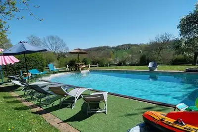 Image de Grande maison normande avec piscine chauffée à 20mn des plages. Animaux acceptés