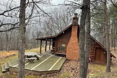 Image de Cozy 2-bedroom log cabin in the mountains near Berkeley Springs with Ac, WiFi