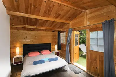 Image de Chalet 'De La Plage U Tempu' avec vue sur la mer, Wi-Fi et climatisation