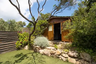 Image de Chalet 'De La Plage Mathilde' avec vue sur la mer, Wi-Fi et climatisation
