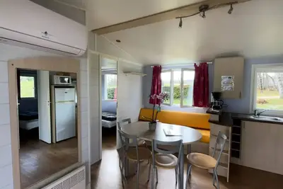 Image de Mobilhome Confort 33, 5 m² 3 chambres + terrasse semi  couverte + Clim 6 personnes