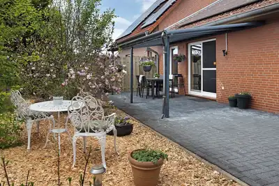 Image de Maison de vacances 'Ferienhaus Am Waldrand' avec terrasse privée, jardin privé et Wi-Fi
