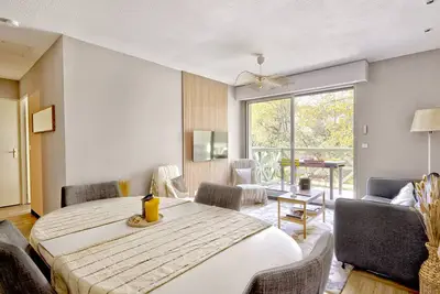 Image de Arcachon: Appart T2 Résidentiel Près Plage, 2 Balcons