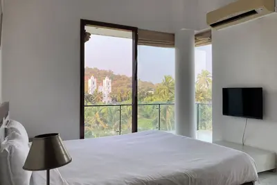 Image de Spacious 3-bedroom penthouse with WiFi, Ac in fabulous Candolim