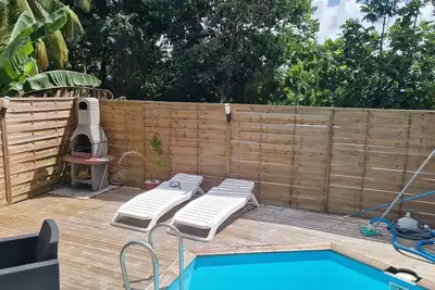 Image de Bungalow Émeraude, F3 avec piscine privatve à Sainte Luce en Martinique