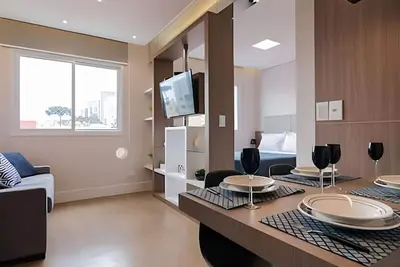 Image de Studio near Curitiba shopping center Wifi, cable Tv and air