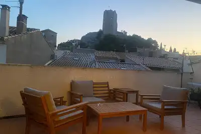 Image de Maison bucolique avec la plus belle vue sur la Tour Barberousse à Gruissan