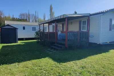 Image de Mobil Home 4/6 pers camping 5 étoiles. Animaux acceptés. Proche Deauville