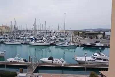Image de Appartement T2 Frontignan-Plage, 6 pers, vue port, parking inclus