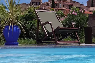 Image de Belle maison de vacance avec piscine au soleil, Pyrénées-Orientales