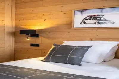 Image de Retraite avec vue montagne et accès skis aux pieds