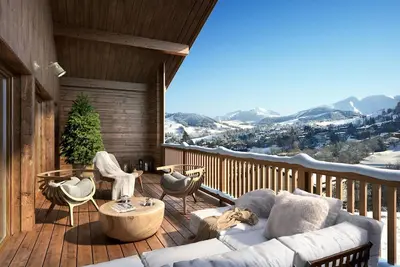 Bel appartement alpin à Megève