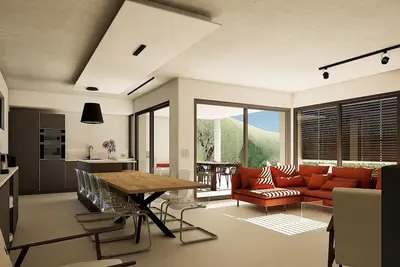 Image de Villa contemporaine avec vue imprenable sur le Ventoux, Ouverture Aout 2025