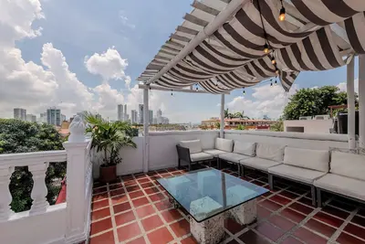 Image de Spacious 4-bedroom house in charming Cartagena de Indias with Ac, WiFi