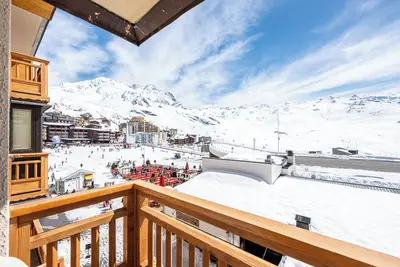 Image de Appartement 'Vanoise 352' avec vue sur les montagnes, balcon et Wi-Fi