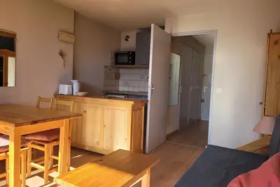 Image de Studio lumineux 4 pers. Ă la montagne avec balcon