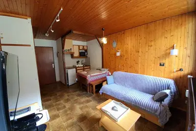Image de T2 centre village La Clusaz, balcon