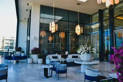 Image de Magnificent 1-Br Sea view Address Beach Marassi