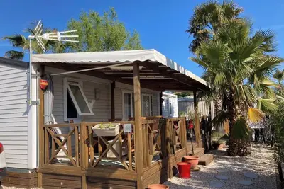 Image de Mobil-home tout confort 6 pers –Camping 3 étoiles avec piscine à Argelès-sur-Mer