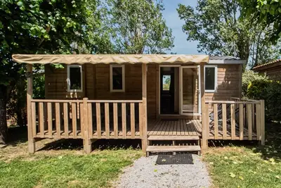 Image de Mobil-home Bois Confort 32m² - 3 chambres - Terrasse semi-couverte - Tv 6 personnes