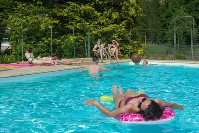 Image de ZEcamping 3* piscine chauffée chiens acceptés locatif Tv 23m2 4 pers
