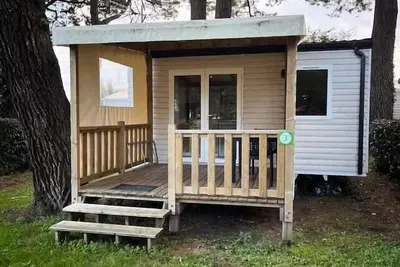 Image de Mobil home Classique - 20m² - 1 chambre - terrasse couverte 9m² 2 personnes