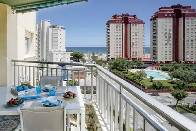 Image de Appartement 'Tokiomar Playa' avec vue sur la mer, Wi-Fi et climatisation