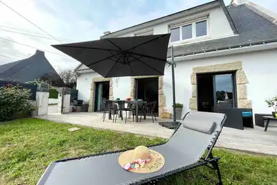 Image de Maison de vacances 'Ty Glou Maison Charmante' avec terrasse privée, jardin privé et Wi-Fi