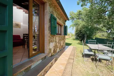 Image de Maison de vacances 'Il Quercione' avec terrasse privée, Wi-Fi et climatisation