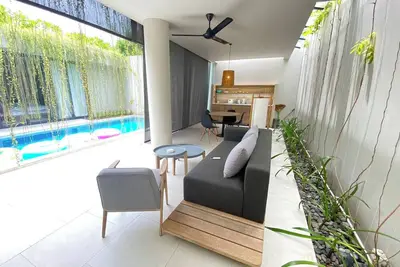 Image de Villa avec jardin privé et piscine privée sur l'île de Phu Quoc