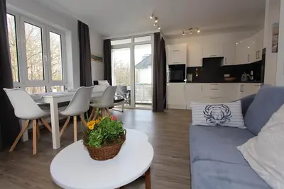 Image de Dun-02 - Bright apartment on the ground floor with two balconies, with pet - Residence Düne Iii -