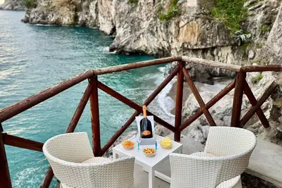 Image de Villa Amare with beach and breathtaking view.
