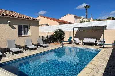 Villa Climatisée avec Piscine Privée et Wifi, Animaux Bienvenus