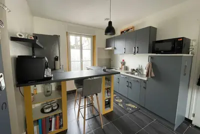 Image de Le Petit Jersey\nÉvasion en bord de mer à Barneville\nAppartement cosy de 40 m².