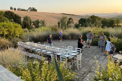 Image de Boutique eco Agriturismo nestled among ancient olive trees and stunning Tuscan hills