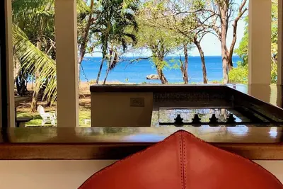 Spacious 4-bedroom Beachfront Home in Playas del Coco