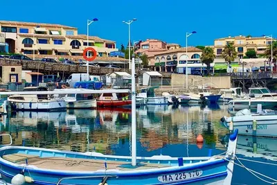 Image de Les terrasses du port T2 vue mer avec piscine et tennis