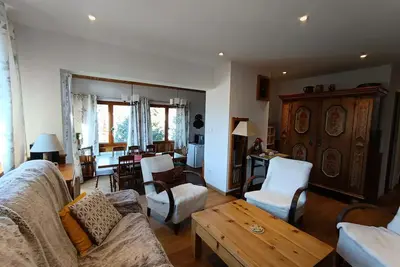 Très bel appartement cosy dans un chalet face au Janus