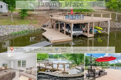 Image de New! Lakefront, Deck, Dock, Kayak, Great times on Lake Gaston