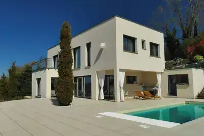 Les Reflets Du Lac maison d’architecte piscine \/ vue lac