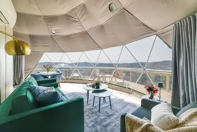 Image de Catskills Glamping at ‘The Deer Dome’ in Franklin!