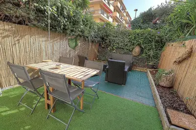 Image de Charmant studio avec jardin, proche plage