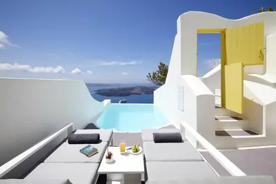 Image de Maison de vacances Ă Fira avec 1 chambres Ă coucher, 4 couchages