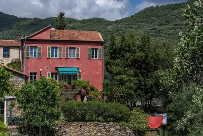 Rustic Villa with pool in a quiet medieval village, surrounded by olive trees
