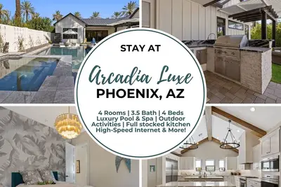 Arcadia Luxe Gorgeous Home W/ Heated Pool & Spa