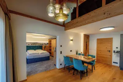 Image de (4) Suite Scheibeberg, 1st floor with balcony village view, 65 sqm