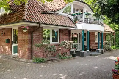 Image de Maison de vacances 'Im Grünen' avec terrasse privée, jardin privé et Wi-Fi